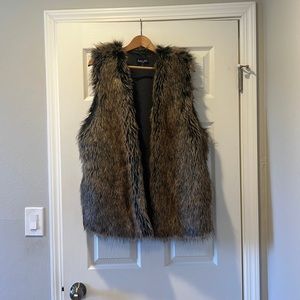 Splendid Faux Fur Vest Size Large
